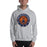 Man wearing a Bridgeland High School Bears Sport Grey Classic Unisex Hoodie 02