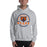 Man wearing a Bridgeland High School Bears Sport Grey Classic Unisex Hoodie 04