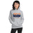 Woman wearing a Bridgeland High School Bears Sport Grey Classic Unisex Hoodie 05