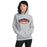 Woman wearing a Bridgeland High School Bears Sport Grey Classic Unisex Hoodie 09