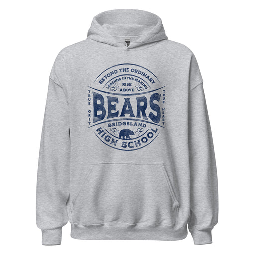 Bridgeland High School Bears Sport Grey Classic Unisex Hoodie 10