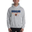 Man wearing a Bridgeland High School Bears Sport Grey Classic Unisex Hoodie 12