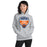 Woman wearing a Bridgeland High School Bears Sport Grey Classic Unisex Hoodie 14