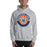 Man wearing a Bridgeland High School Bears Sport Grey Classic Unisex Hoodie 30