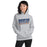 Woman wearing a Bridgeland High School Bears Sport Grey Classic Unisex Hoodie 32