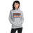 Woman wearing a Bridgeland High School Bears Sport Grey Classic Unisex Hoodie 35