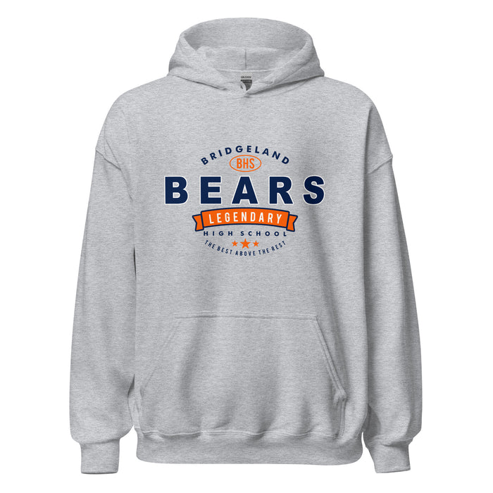 Bridgeland High School Bears Sport Grey Classic Unisex Hoodie 44