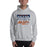 Man wearing a Bridgeland High School Bears Sport Grey Classic Unisex Hoodie 48