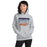 Woman wearing a Bridgeland High School Bears Sport Grey Classic Unisex Hoodie 48