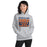 Woman wearing a Bridgeland High School Bears Sport Grey Classic Unisex Hoodie 86