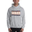 Man wearing a Bridgeland High School Bears Sport Grey Classic Unisex Hoodie 98