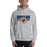 Man wearing a Bridgeland High School Bears Sport Grey Classic Unisex Hoodie 101