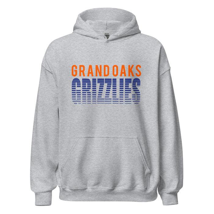 Grand Oaks High School Grizzlies Sport Grey Classic Unisex Hoodie 24