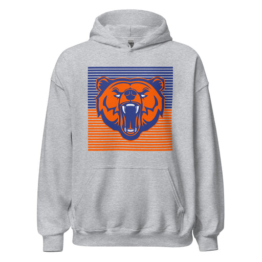 Grand Oaks High School Grizzlies Sport Grey Classic Unisex Hoodie 27