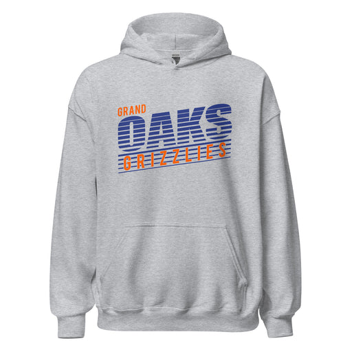 Grand Oaks High School Grizzlies Sport Grey Classic Unisex Hoodie 32