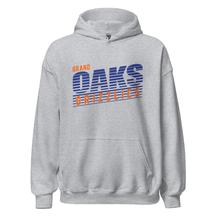 Grand Oaks High School Grizzlies Sport Grey Classic Unisex Hoodie 32