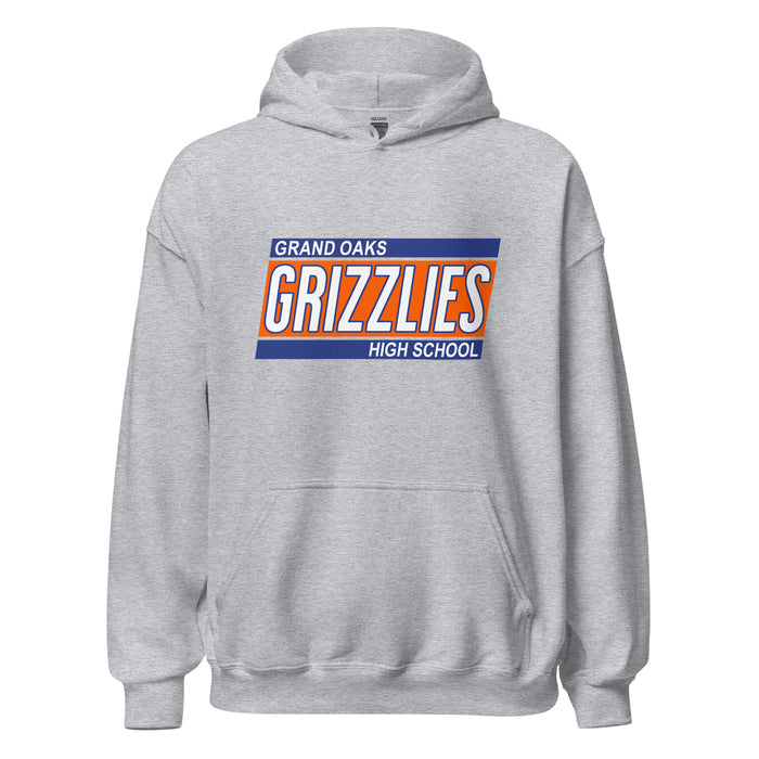 Grand Oaks High School Grizzlies Sport Grey Classic Unisex Hoodie 72