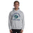 Man wearing a College Park High School Sport Grey Classic Unisex Hoodie 207