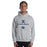 Man wearing a College Park High School Sport Grey Classic Unisex Hoodie 210