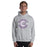 Man wearing a Klein Cain High School Hurricanes Sport Grey Classic Hoodie 211