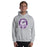 Man wearing a Klein Cain High School Hurricanes Sport Grey Classic Hoodie 213