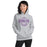 Woman wearing a Klein Cain High School Hurricanes Sport Grey Classic Hoodie 214