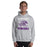 Man wearing a Klein Cain High School Hurricanes Sport Grey Classic Hoodie 233