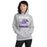 Woman wearing a Klein Cain High School Hurricanes Sport Grey Classic Hoodie 233