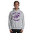 Man wearing a Klein Cain High School Hurricanes Sport Grey Classic Hoodie 234