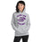 Woman wearing a Klein Cain High School Hurricanes Sport Grey Classic Hoodie 234