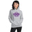 Woman wearing a Klein Cain High School Hurricanes Sport Grey Classic Hoodie 205