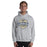 Man wearing a Klein Collins High School Tigers Sport Grey Classic Unisex Hoodie 216