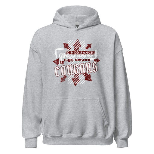 Cinco Ranch High School Cougars Sport Grey Classic Unisex Hoodie 220