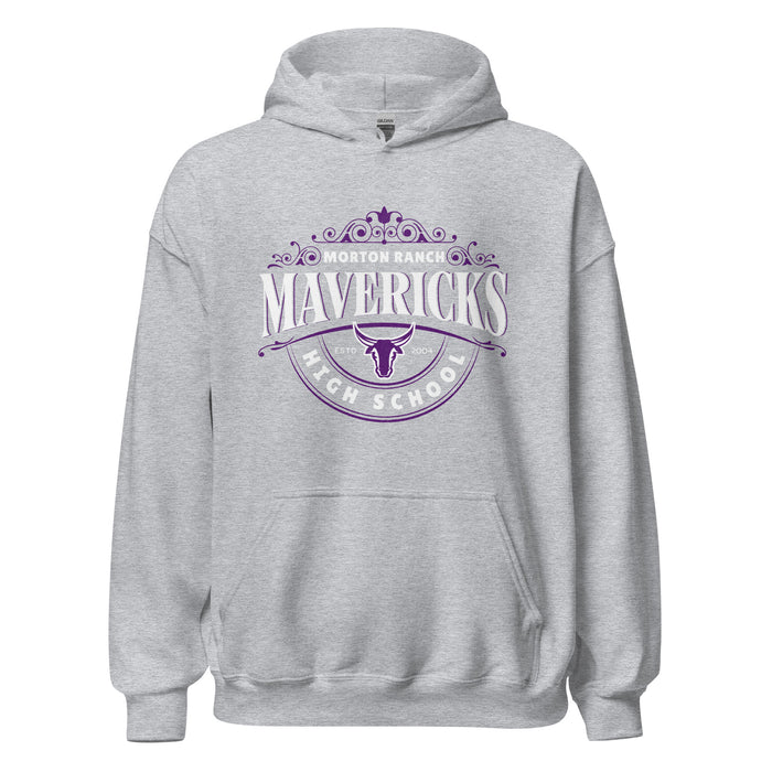 Morton Ranch High School Mavericks Sport Grey Classic Unisex Hoodie 202