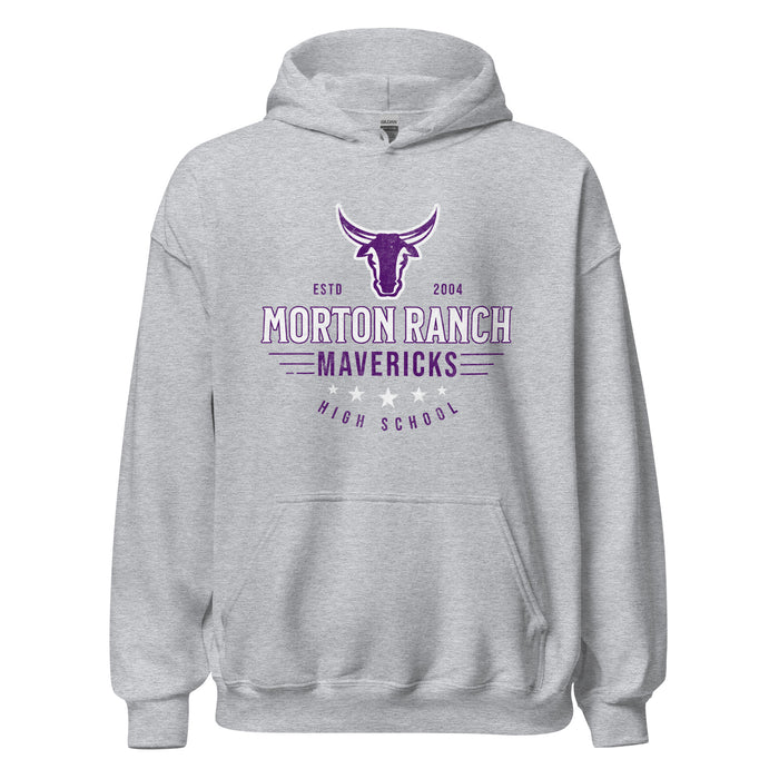 Morton Ranch High School Mavericks Sport Grey Classic Unisex Hoodie 205