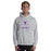 Man wearing a Morton Ranch High School Mavericks Sport Grey Classic Unisex Hoodie 205