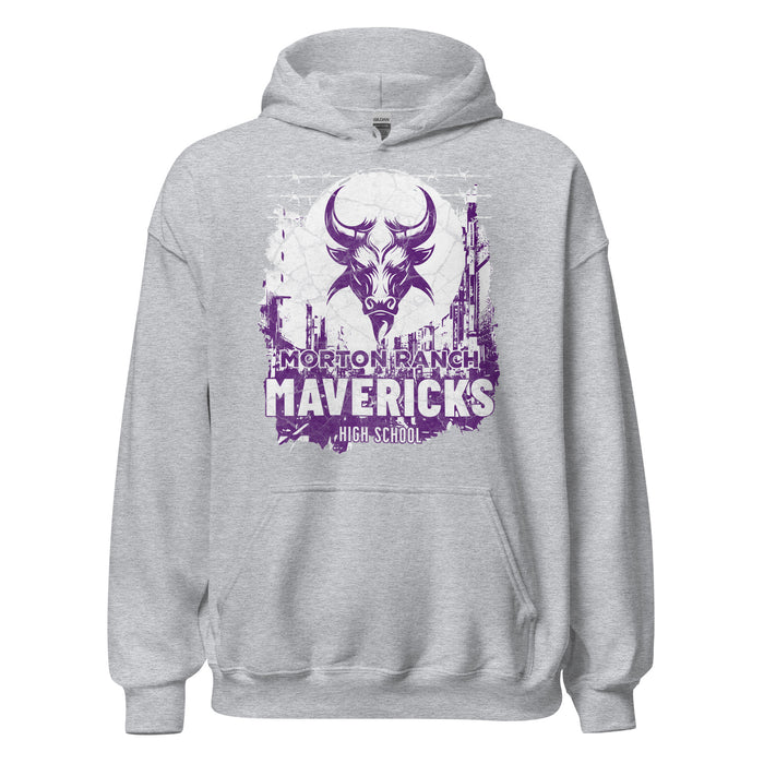 Morton Ranch High School Mavericks Sport Grey Classic Unisex Hoodie 207