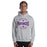 Man wearing a Morton Ranch High School Mavericks Sport Grey Classic Unisex Hoodie 211