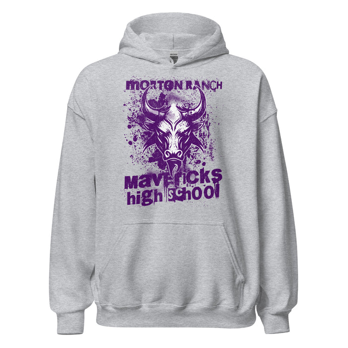 Morton Ranch High School Mavericks Sport Grey Classic Unisex Hoodie 214