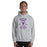 Man wearing a Morton Ranch High School Mavericks Sport Grey Classic Unisex Hoodie 218