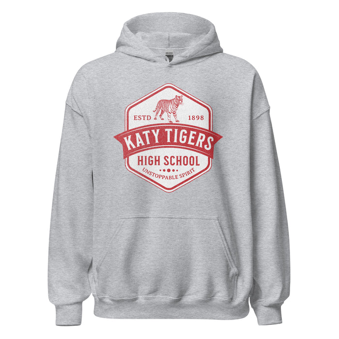 Katy High School Tigers Sport Grey Classic Unisex Hoodie 205