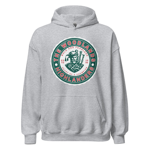 The Woodlands High School Highlanders Sport Grey Classic Unisex Hoodie 215