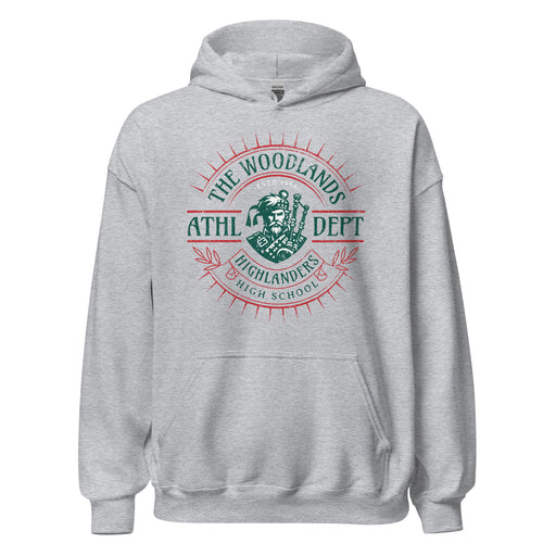 The Woodlands High School Highlanders Sport Grey Classic Unisex Hoodie 220