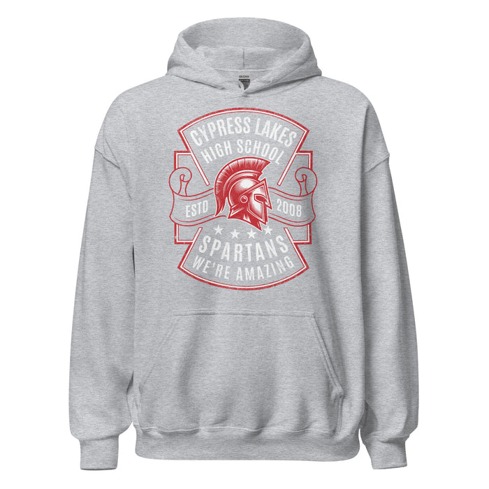 Cypress Lakes High School Sport Grey Classic Unisex Hoodie 207