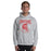 Man wearing Cypress Lakes High School Sport Grey Classic Unisex Hoodie 213