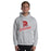 Man wearing Cypress Lakes High School Sport Grey Classic Unisex Hoodie 221