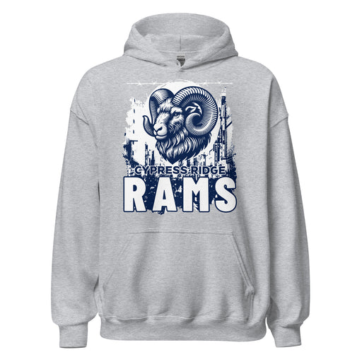 Cypress Ridge High School Rams Sport Grey Classic Unisex Hoodie 202