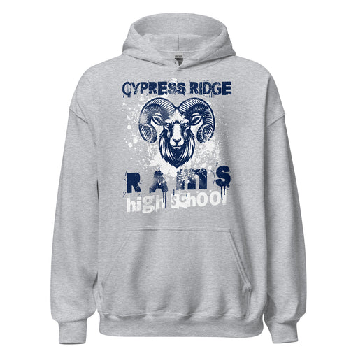 Cypress Ridge High School Rams Sport Grey Classic Unisex Hoodie 205