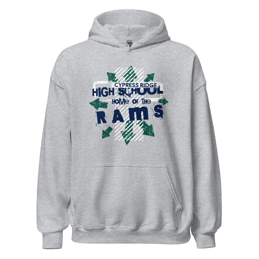 Cypress Ridge High School Rams Sport Grey Classic Unisex Hoodie 210