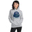 Woman wearing Cypress Ridge High School Rams Sport Grey Classic Unisex Hoodie 219